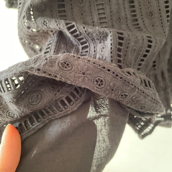 Black cutwork embroidered Dress - Picture 10 of 15